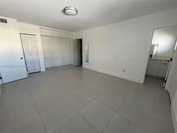 a view of an empty room