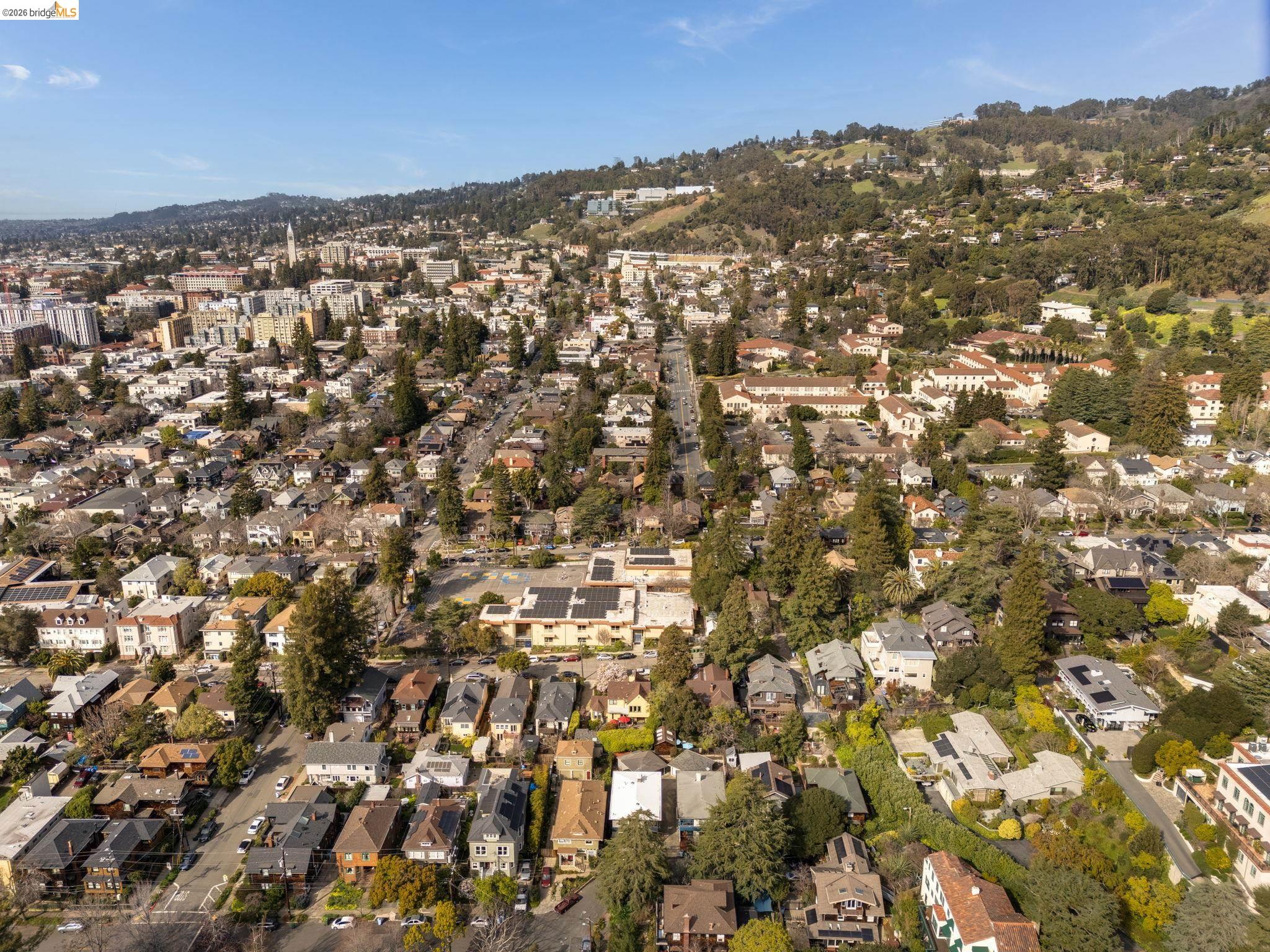 2817 Palm Court Berkeley, CA 94705 - Photo 19 of 22 an aerial view of residential houses with city view