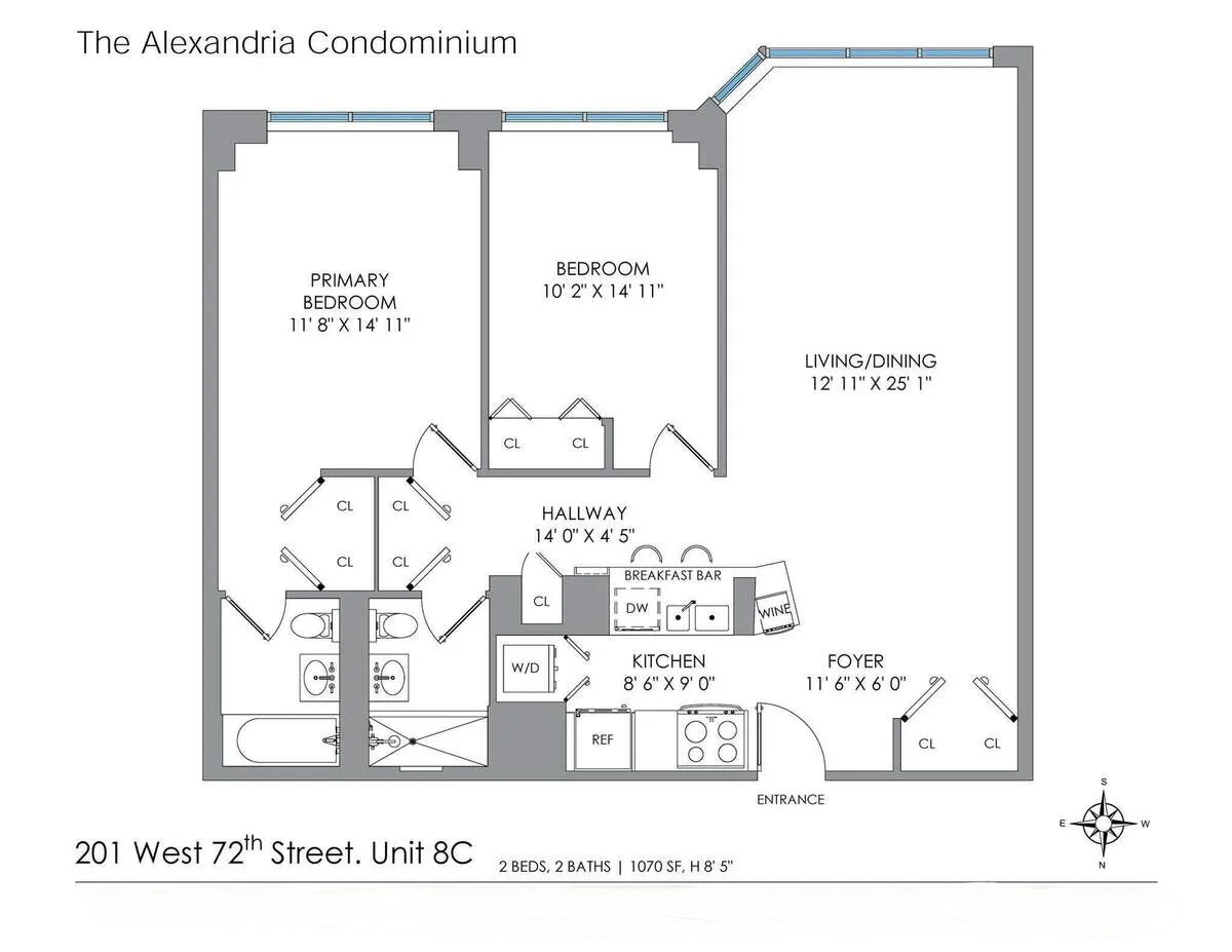 201 West 72nd Street, Unit 8C Manhattan, NY 10023 - Photo 14 of 14