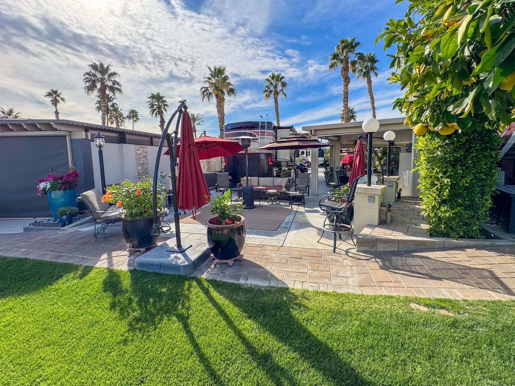 80394 Ave 48, Unit 421 Indio, CA 92201 - Photo 18 of 33 a view of outdoor space yard and patio