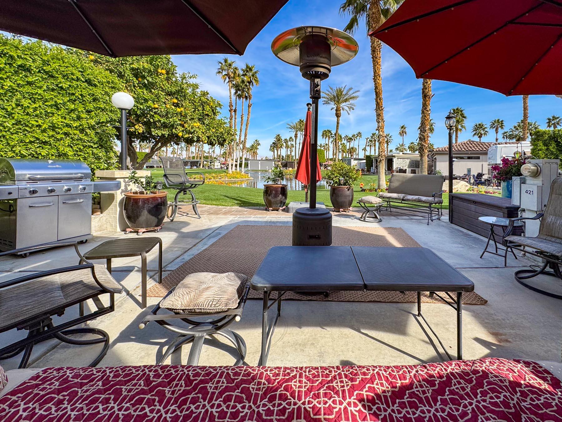 80394 Ave 48, Unit 421 Indio, CA 92201 - Photo 24 of 33 a outdoor view with a sitting space
