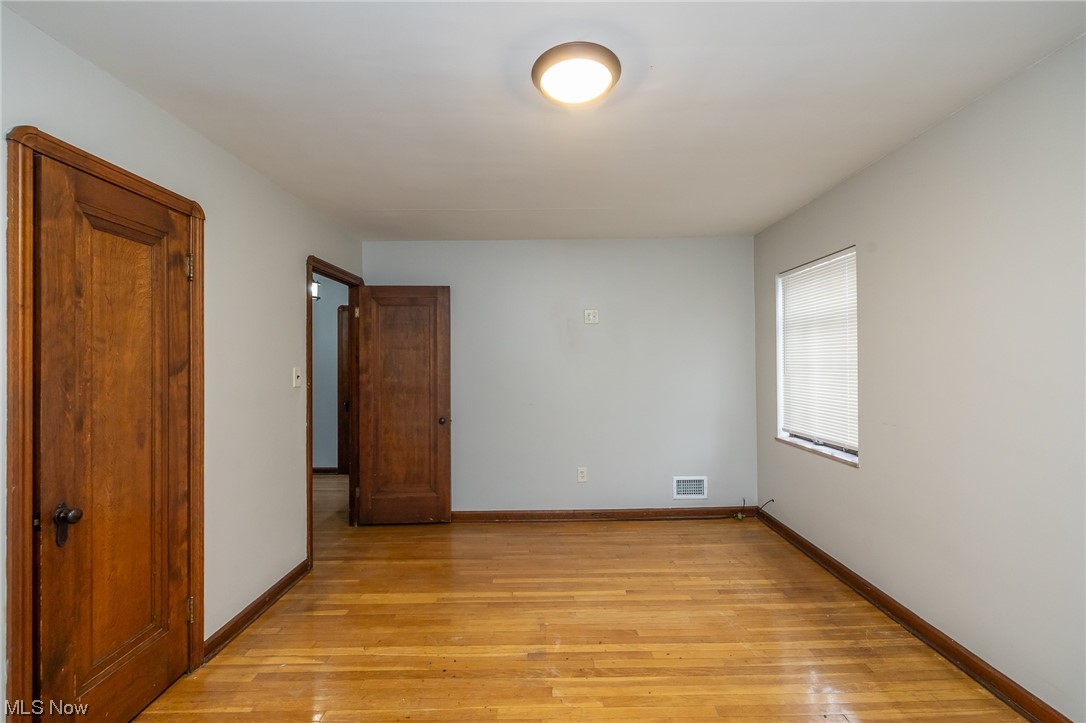 4668 Broadale Road Cleveland, OH 44109 - Photo 20 of 25 Spare room featuring light hardwood / wood-style floors