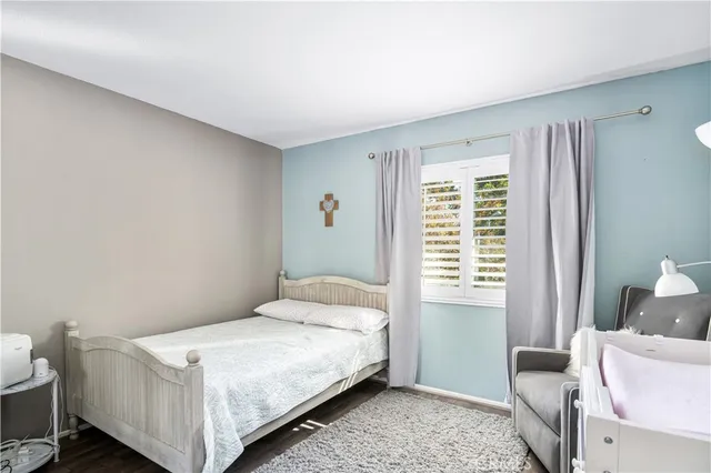 a view of a lake with a houses