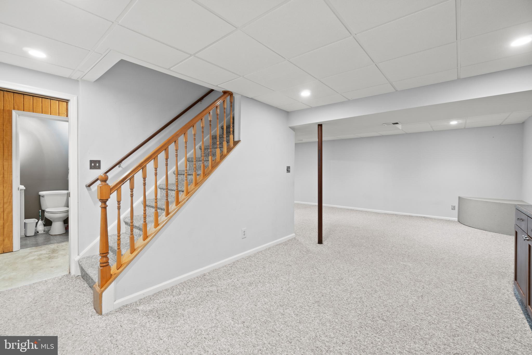 616 Shipley Road Linthicum Heights, MD 21090 - Photo 28 of 40 Freshly painted and carpeted basement area