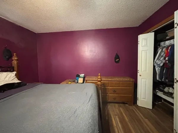 a room with furniture