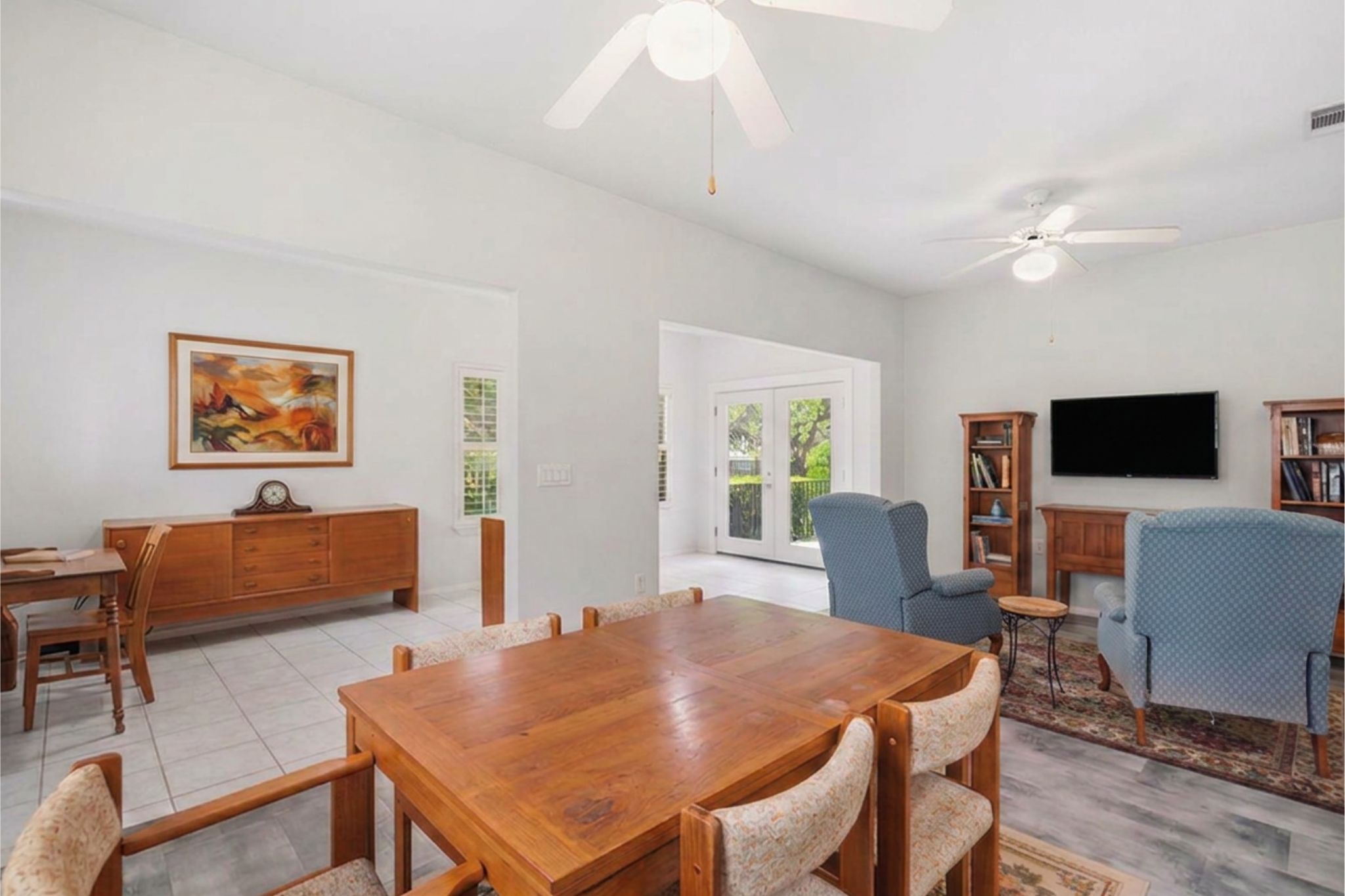 117 Whitewing Way Georgetown, TX 78633 - Photo 27 of 27 An inviting open floorplan seamlessly connects dining and living spaces, offering comfortable gathering areas.