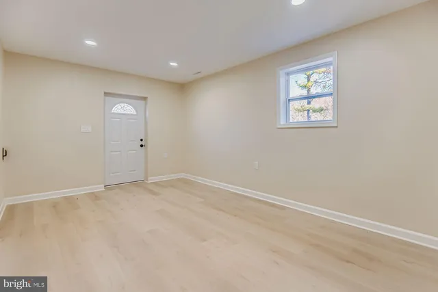 a view of an empty room