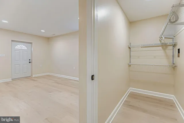 a utility room with a washer and dryer