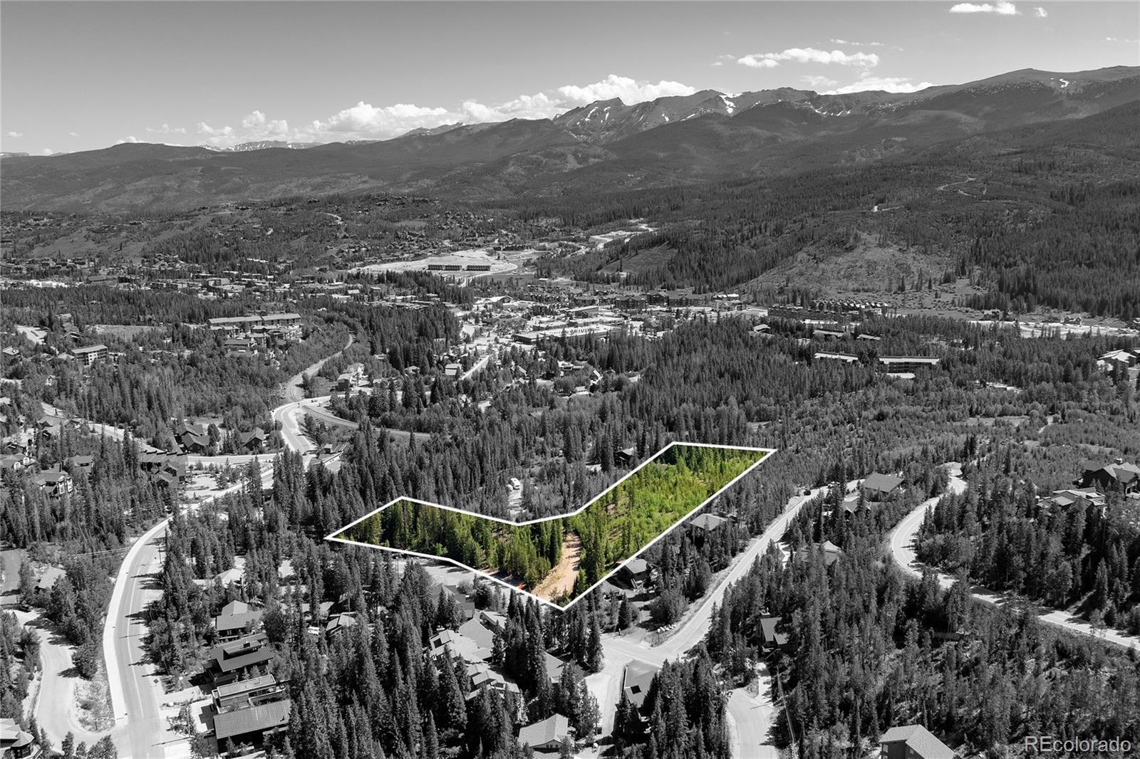 100 Arapahoe Road Winter Park, CO 80482 - Photo 9 of 34 a view of a forest with a mountain