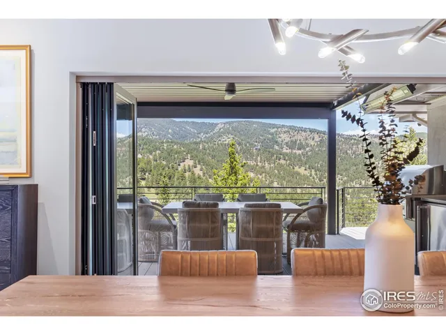 a view of outdoor living space with furniture