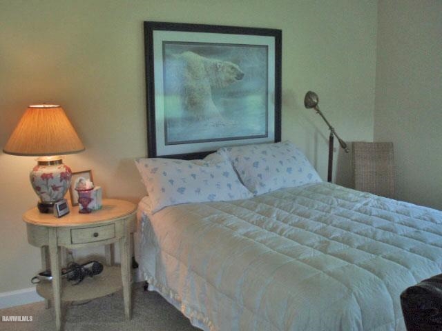 5 Beacon Trail Galena, IL 61036 - Photo 17 of 25 a bedroom with a bed and a painting on the wall