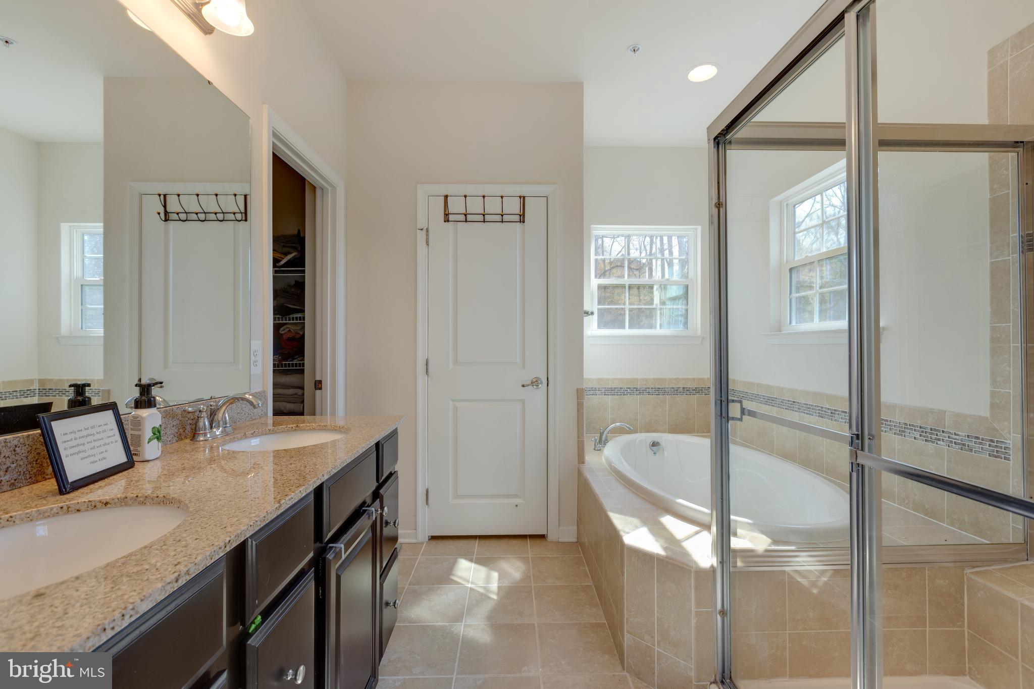 2649 St Marys View Road Accokeek, MD 20607 - Photo 24 of 51 Master bathroom with shower and soaker tub