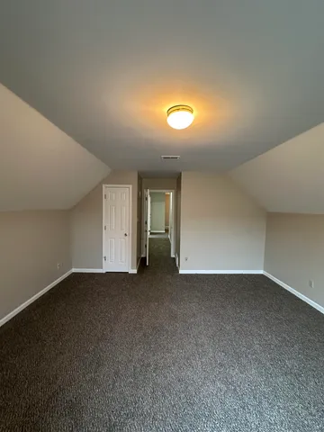 view of a room with a wardrobe space