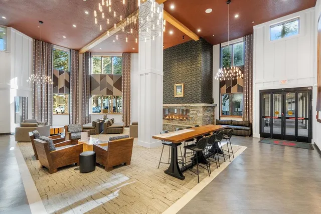 a dinning table and chairs in the patio