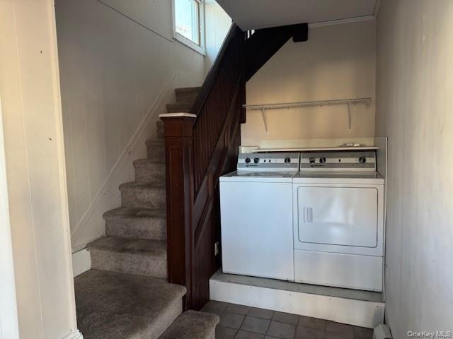 17 A Wheeler Avenue, Unit 17A Warwick, NY 10990 - Photo 3 of 18 a view of storage and utility room with washer and dryer