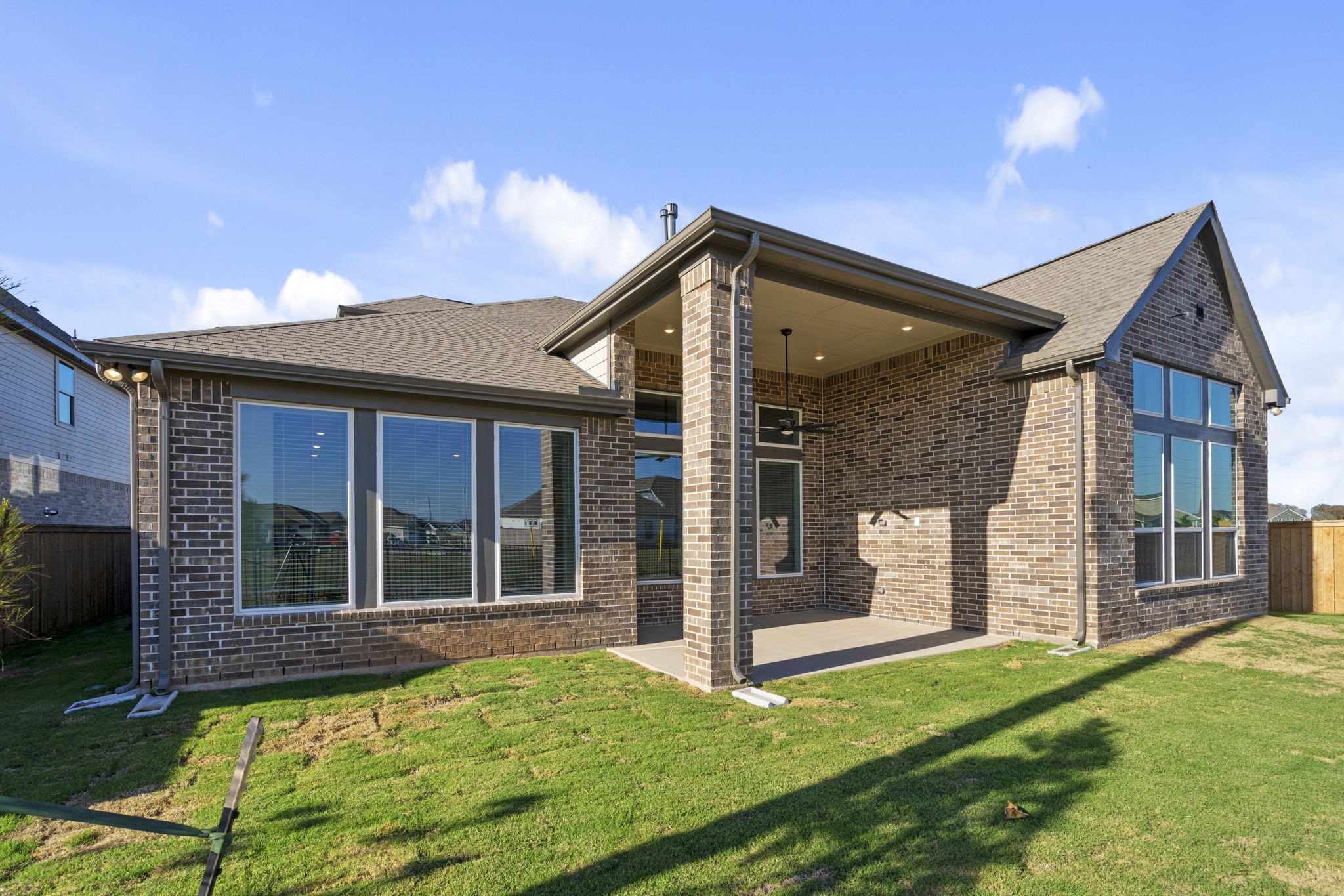 407 Blue River Trail Rosenberg, TX 77471 - Photo 41 of 45 a view of a house with backyard and porch