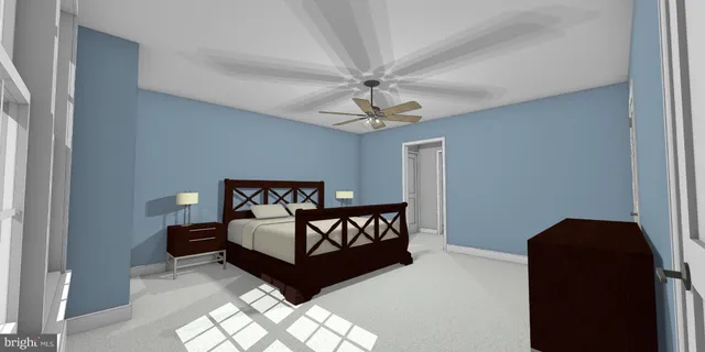 a view of a hallway with wooden floor and closet