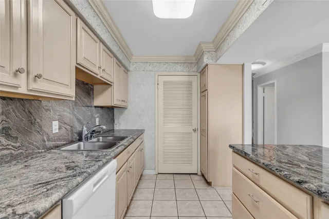 a view of a kitchen with windows