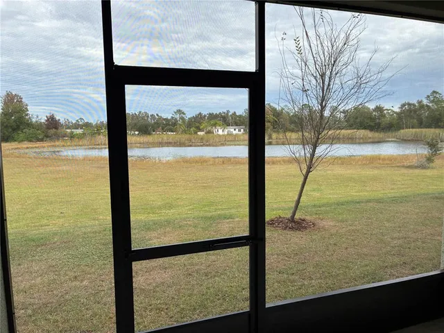 a view of sky from window