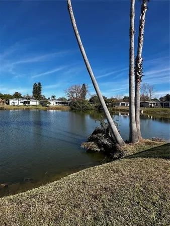 a view of a lake with a ocean view