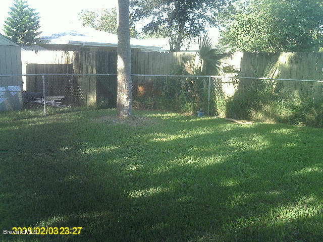 220 Chase Road Cocoa, FL 32927 - Photo 14 of 15 backyard view1