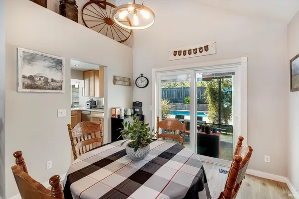 a view of a livingroom with furniture and a couch