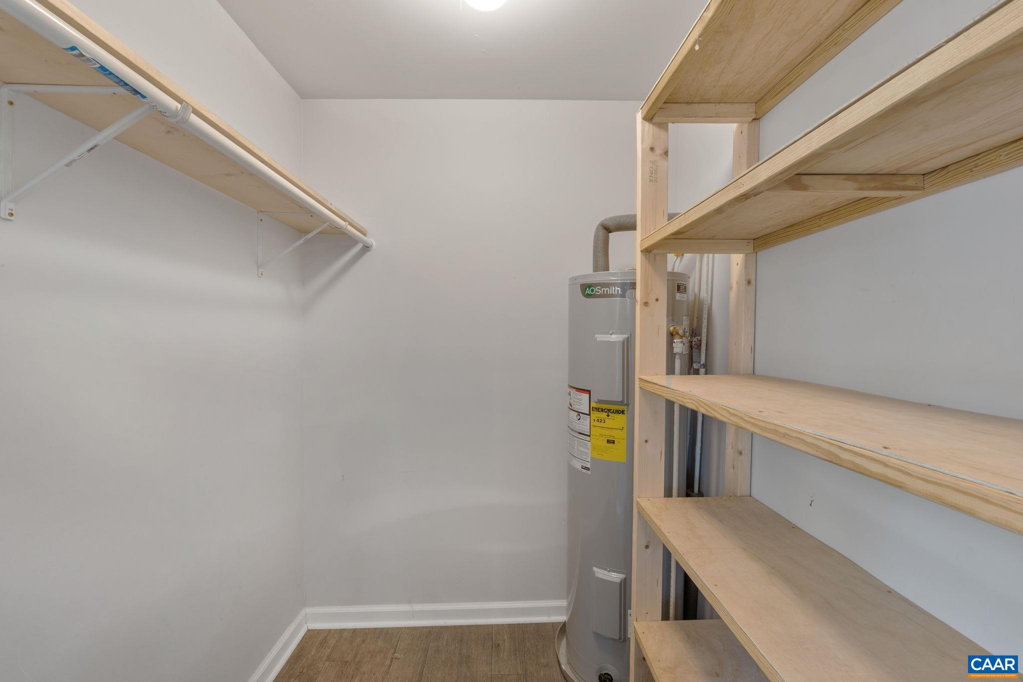 874 James River Road Scottsville, VA 24590 - Photo 19 of 43 a view of storage and utility room with stairs