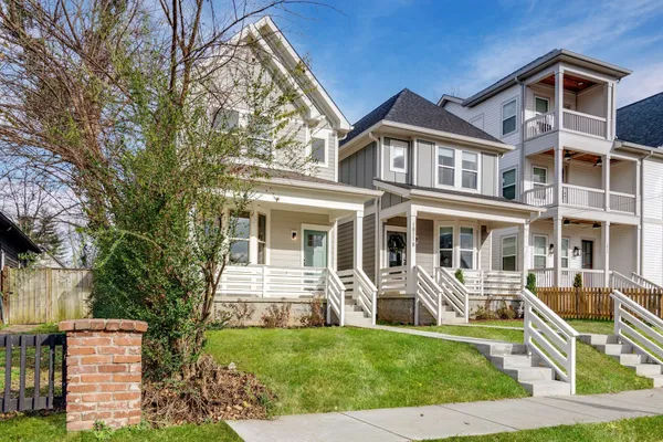 front view of house with a yard