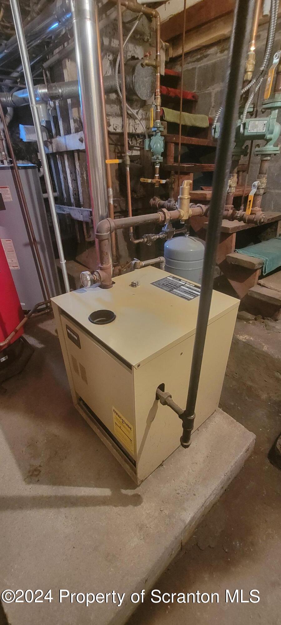 1543 Capouse Avenue Scranton, PA 18509 - Photo 60 of 62 a picture of water heater room