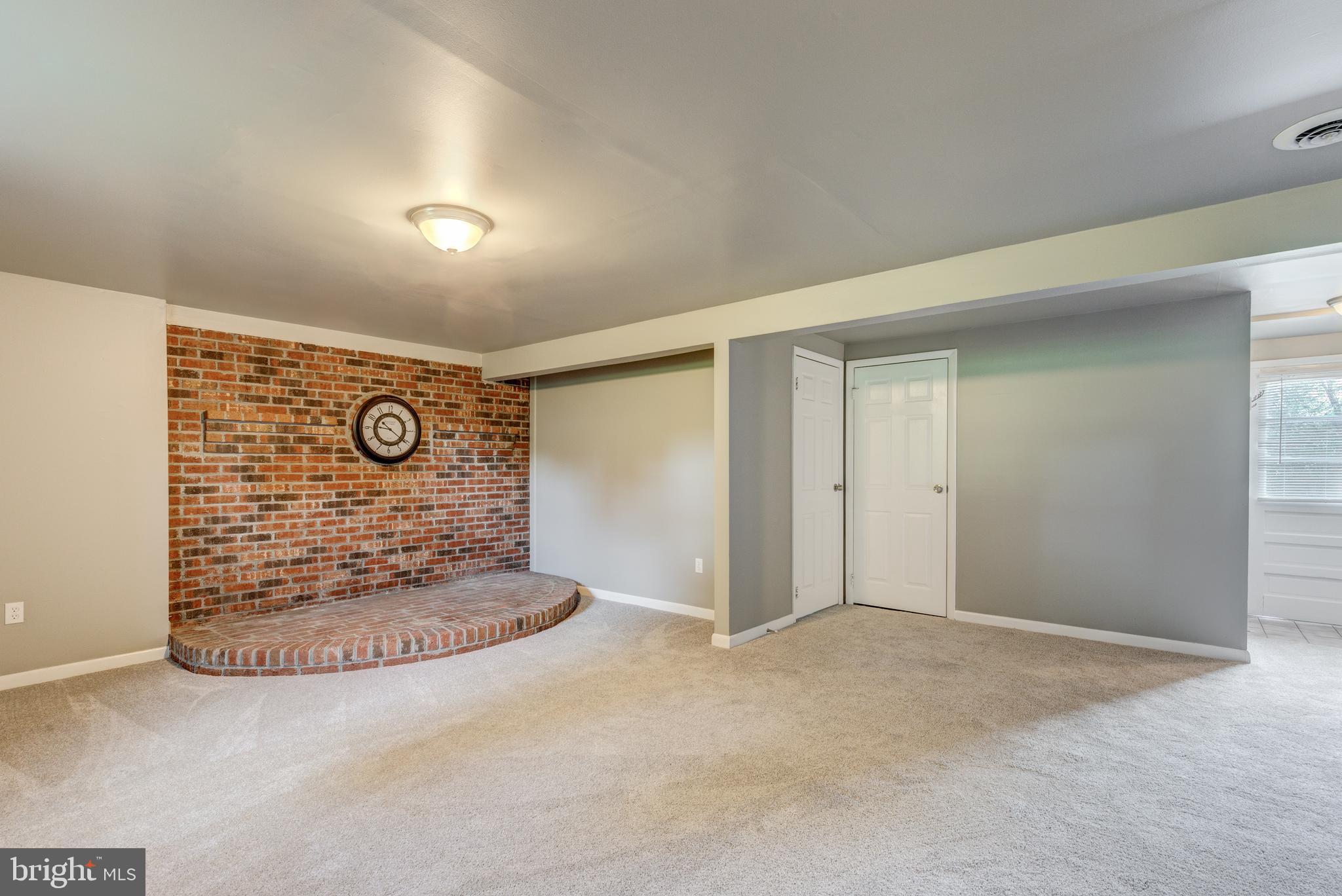 88 East Nicodemus Road Westminster, MD 21157 - Photo 22 of 43 Brick hearth w/ Flue for Pellet/Wood Stove