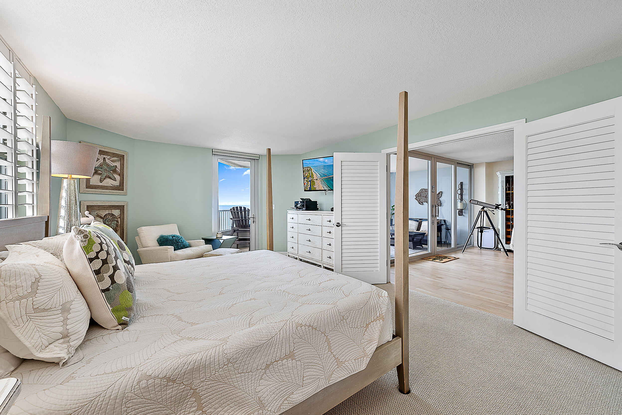 5200 North Ocean Drive, Unit 505 Singer Island, FL 33404 - Photo 12 of 30 a bedroom with bed and window