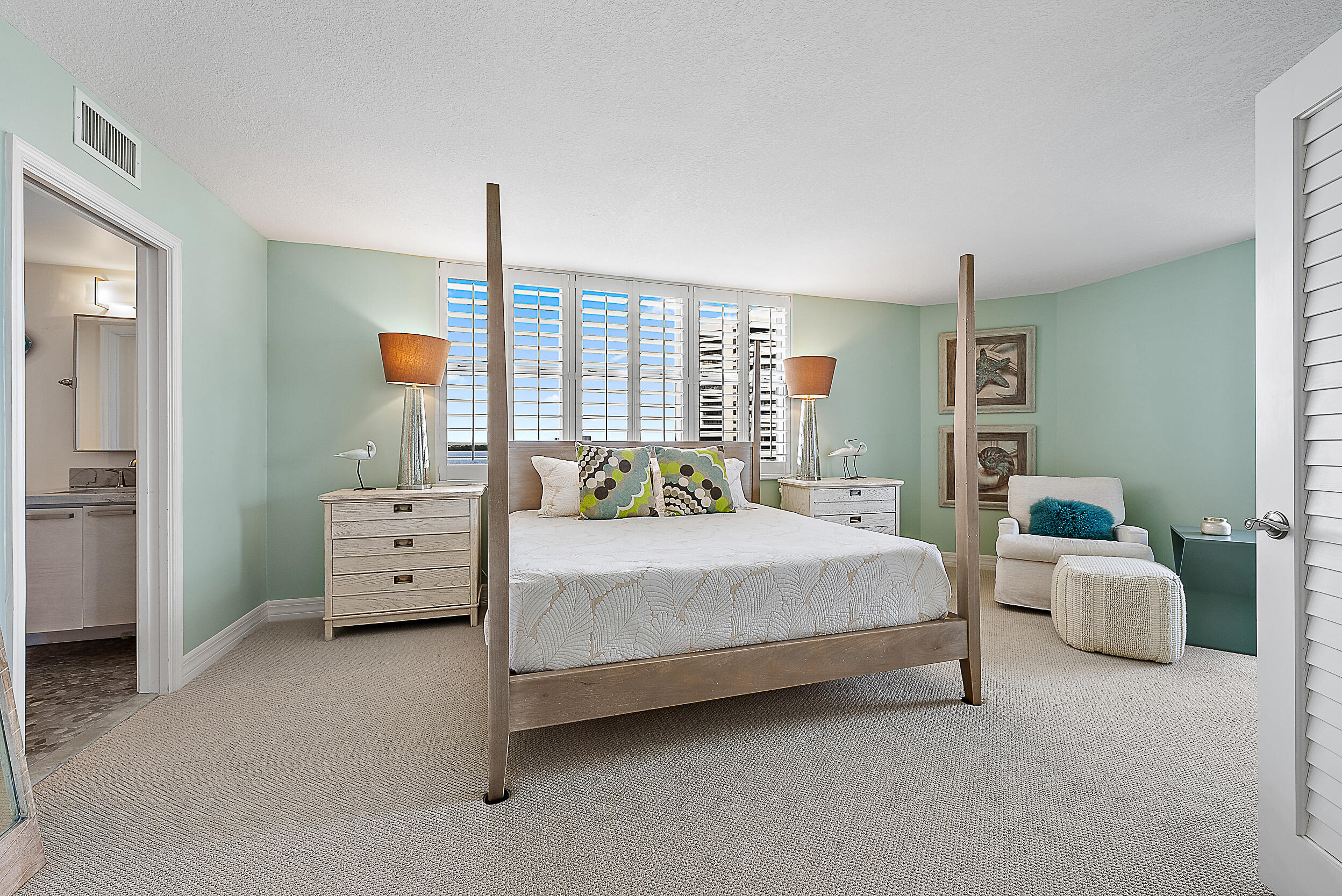 5200 North Ocean Drive, Unit 505 Singer Island, FL 33404 - Photo 13 of 30 a bedroom with bed and window