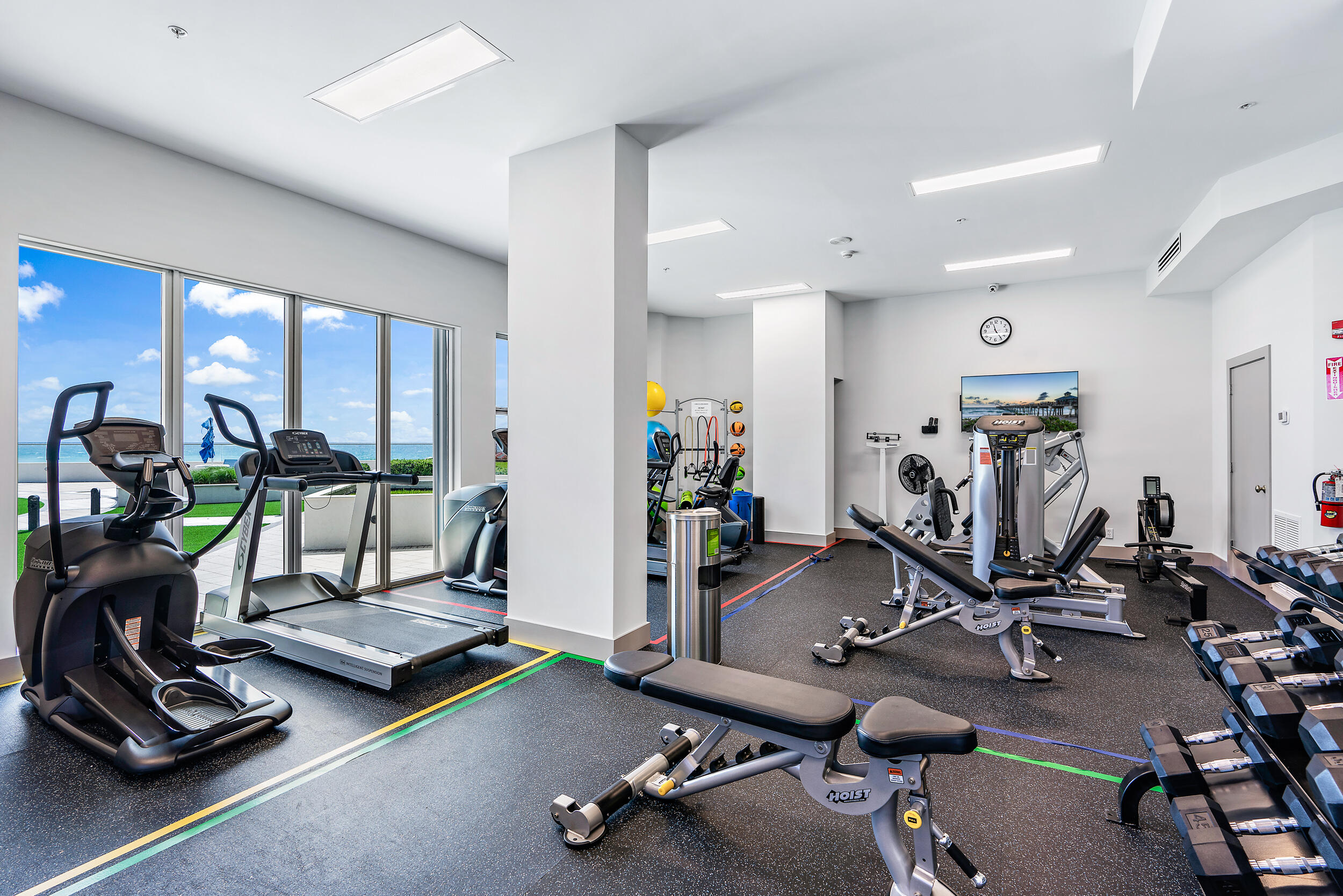 5200 North Ocean Drive, Unit 505 Singer Island, FL 33404 - Photo 28 of 30 a view of a room with gym equipment