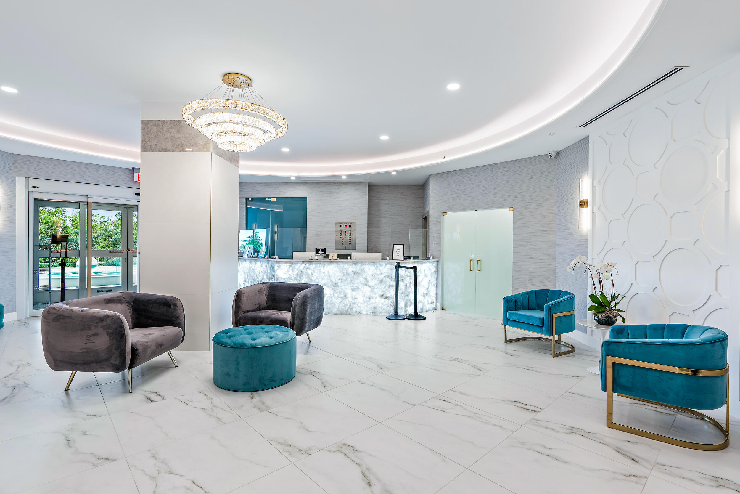 5200 North Ocean Drive, Unit 505 Singer Island, FL 33404 - Photo 29 of 30 a living room with furniture and a large window