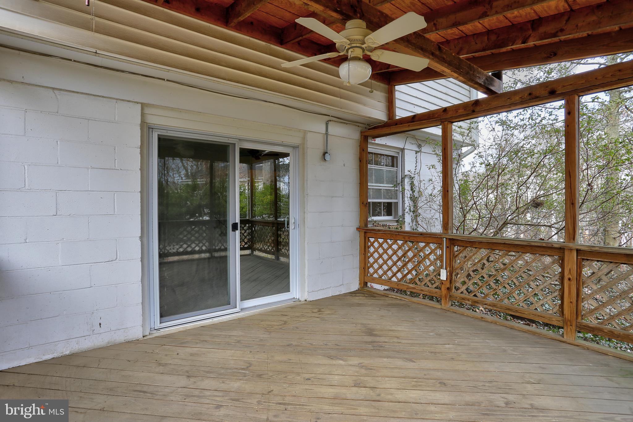 16009 Kent Road Laurel, MD 20707 - Photo 24 of 41 Screened in porch w/ fan