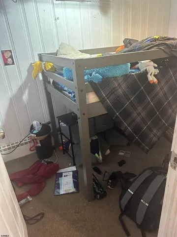 a room with gym equipment