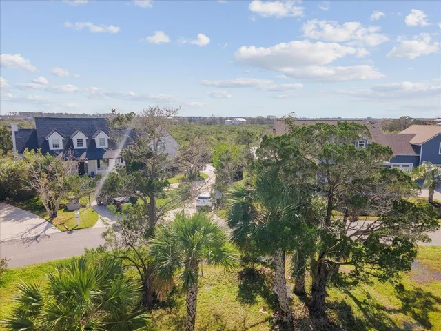 a view of a lake with a mountain in the back