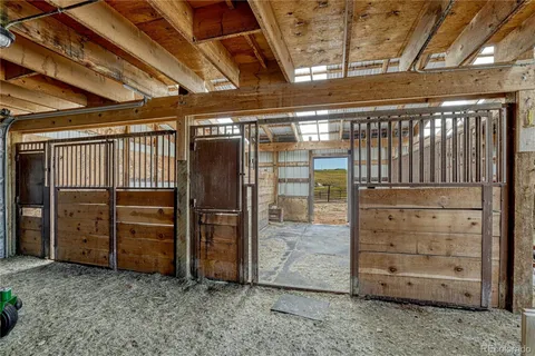a view of a storage room