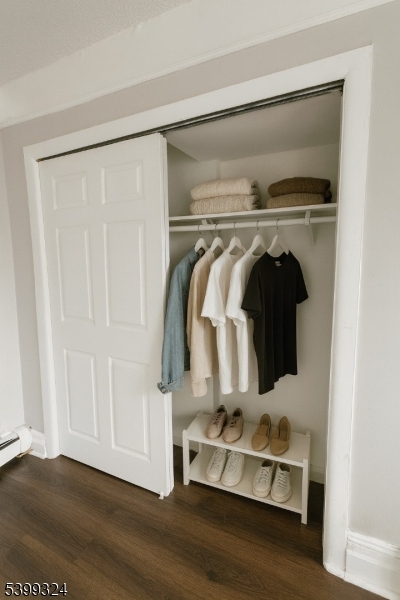 649 Mt Prospect Avenue Newark, NJ 07104 - Photo 8 of 8 a view of walk in closet with clothes and shoes