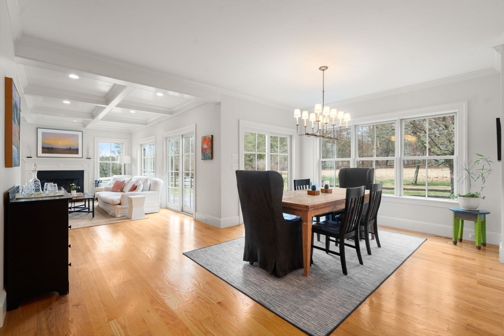 2 Snow Street Sherborn, MA 01770 - Photo 11 of 42 a view of a dining room with furniture window and wooden floor
