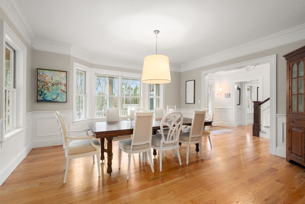 2 Snow Street Sherborn, MA 01770 - Photo 16 of 42 a view of a a dining room with furniture window and wooden floor