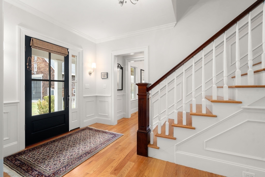 2 Snow Street Sherborn, MA 01770 - Photo 24 of 42 a view of entryway and hall with wooden floor