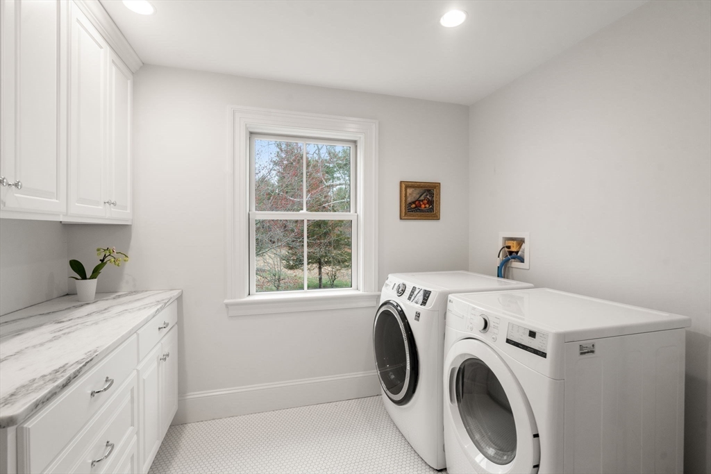 2 Snow Street Sherborn, MA 01770 - Photo 33 of 42 a utility room with dryer and washer