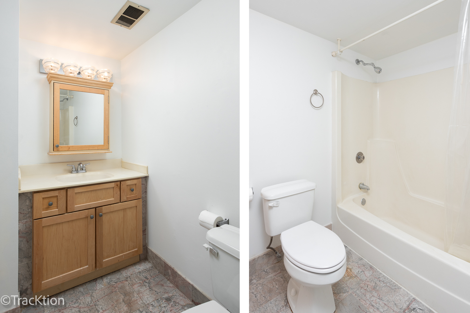 1301 South Finley Road, Unit 311 Lombard, IL 60148 - Photo 8 of 10 a bathroom with a sink a toilet and shower