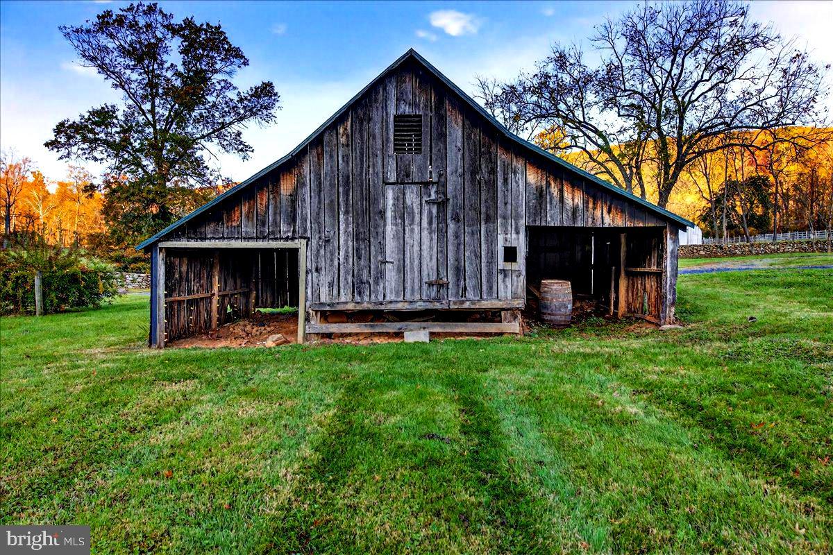 290 Riley Hollow Road Huntly, VA 22640 - Photo 22 of 148 a view of backyard with wooden fence and a large tree