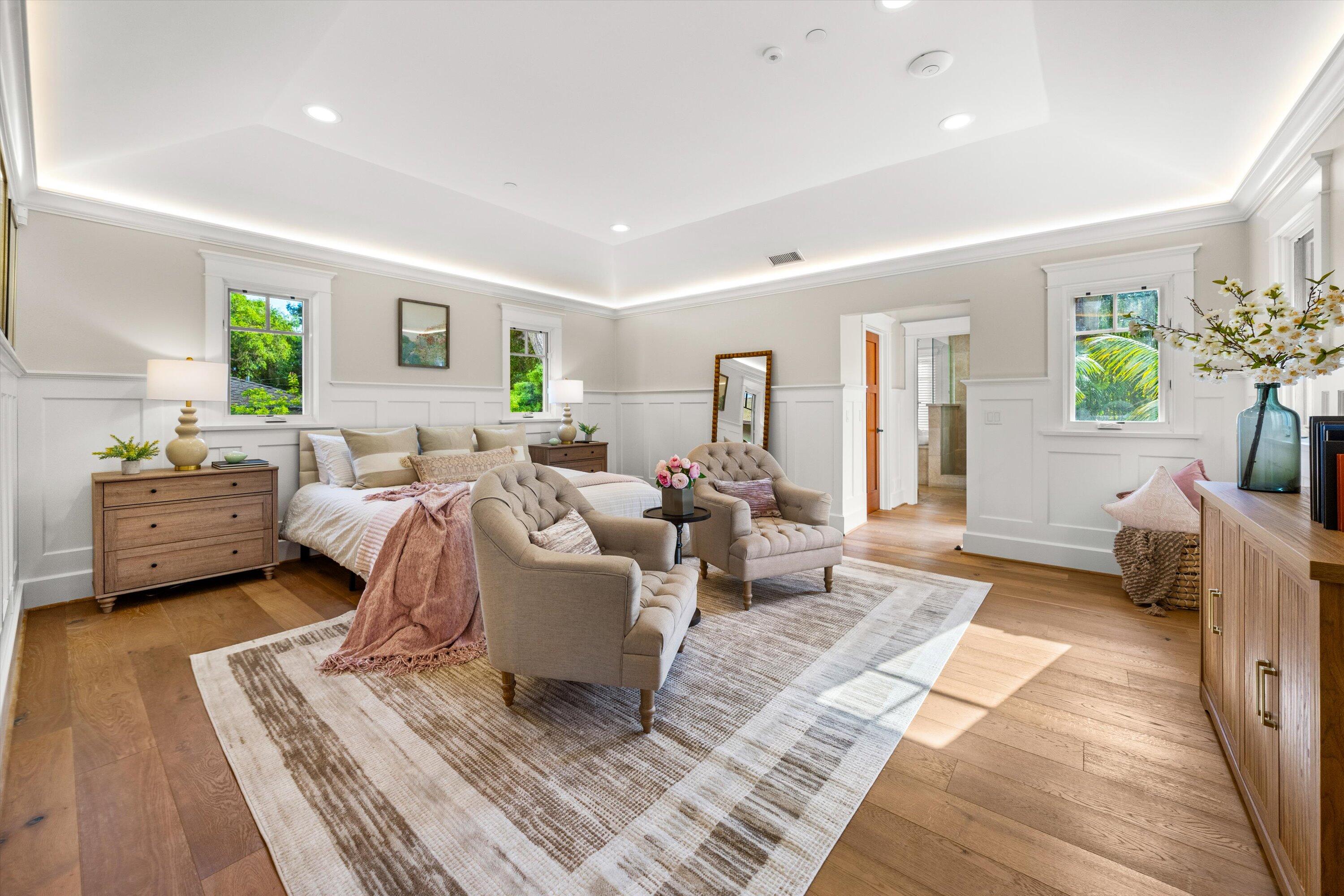155 Santa Isabel Lane Montecito, CA 93108 - Photo 13 of 37 a living room with furniture and a wooden floor