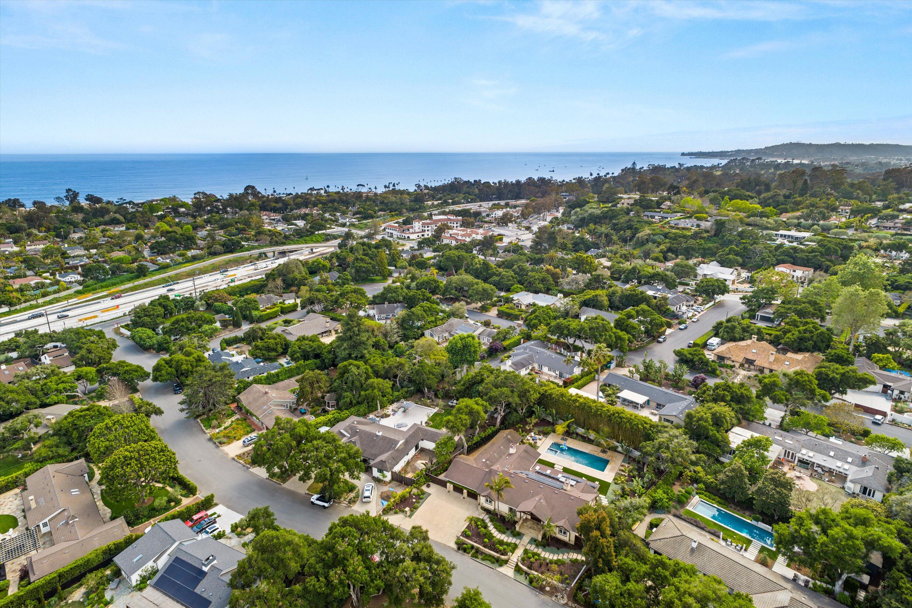 155 Santa Isabel Lane Montecito, CA 93108 - Photo 35 of 37 an aerial view of city and green space