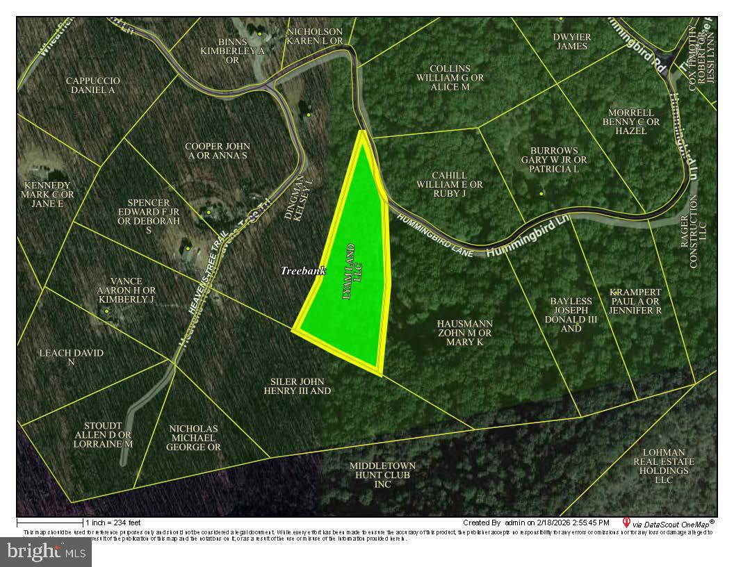 Hummingbird Lane Star Tannery, VA 22654 - Photo 3 of 5 Approximately the outline of the 3.58 acres