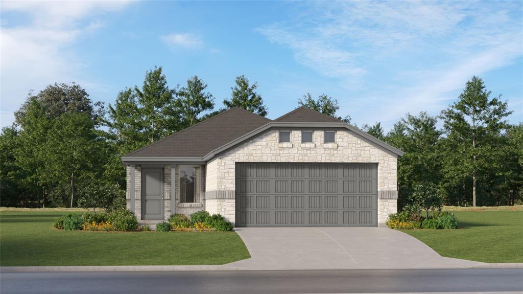 14117 Lampard Street Pilot Point, TX 76258 - Photo 1 of 1 a front view of a house with a garden and plants
