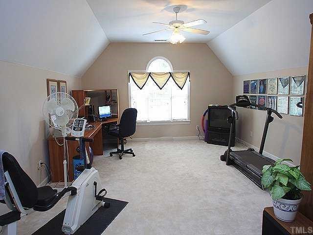 6509 Arbor Grande Way Raleigh, NC 27615 - Photo 9 of 12 The bonus room is extremely versatile! It can be a fourthh bedroom-it has it's own full bath!--, an office, a workout or play room! It is the only room in the house that is upstairs. So much potential!